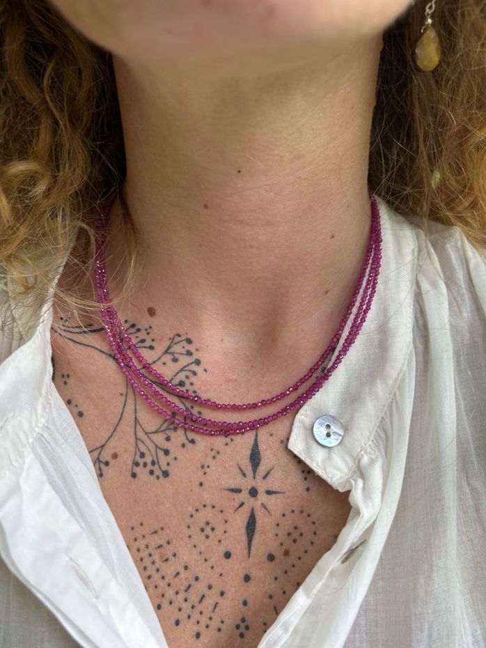 collana Elisa - Rubellite 